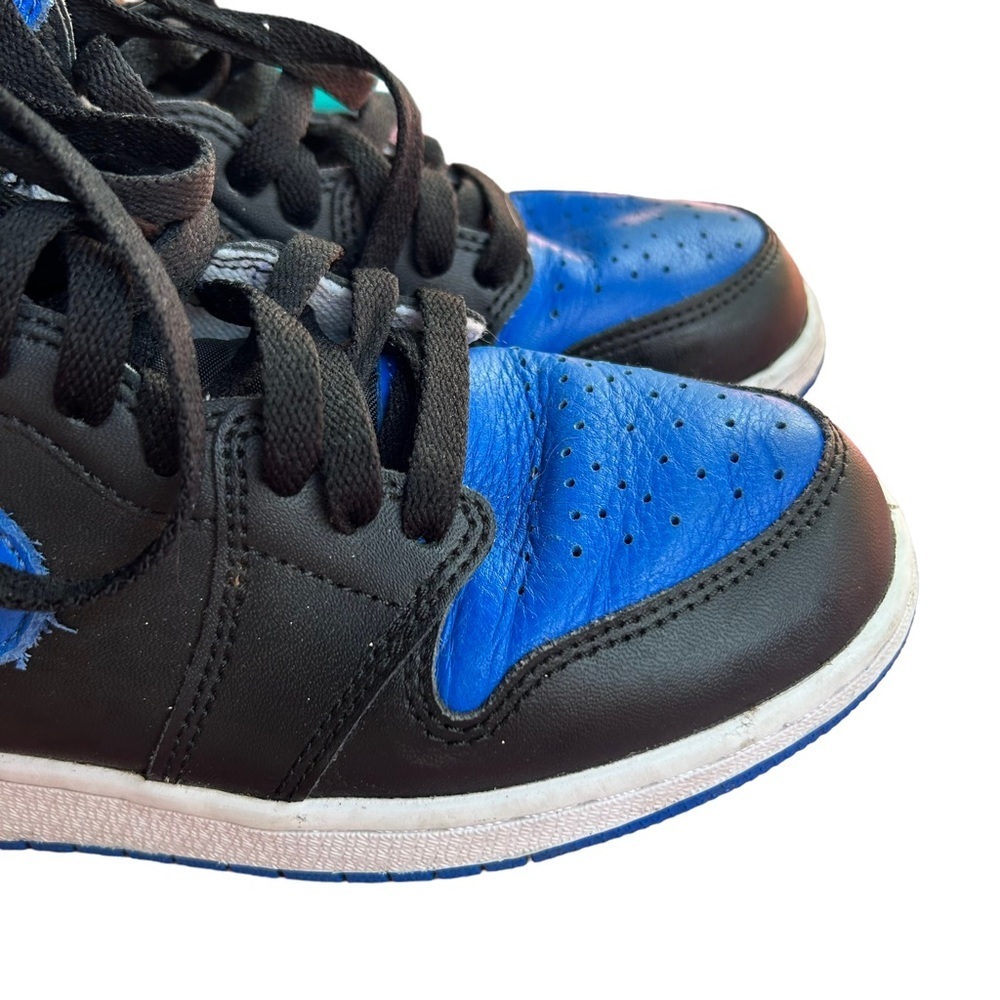 2017 Nike Air Jordan 1 Retro High Royal GS 575441-007 - Picture 7 of 9